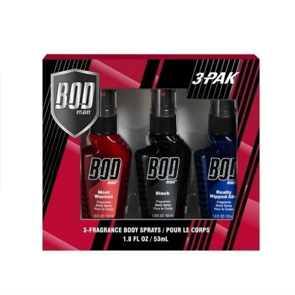 BOD man 3-fragrance body sprays 1,8 fl oz/53ml - Picture 1 of 2